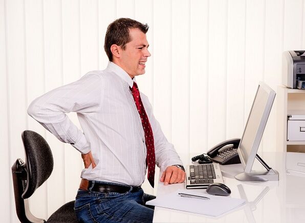 dolor de espalda con trabajo sedentario