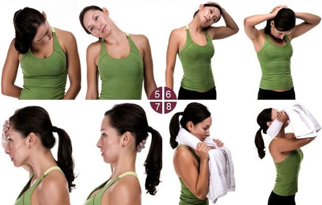 ejercicios para el cuello con osteocondrosis ejemplo 2