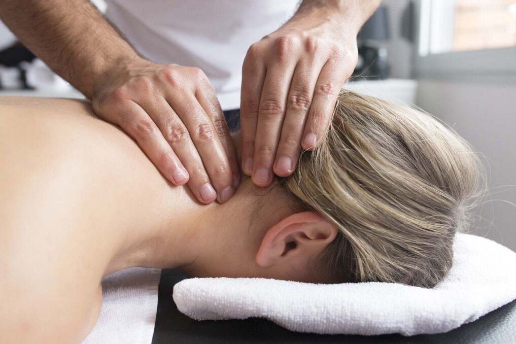Masaje para la osteocondrosis