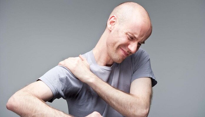 Dolor en los hombros con osteocondrosis