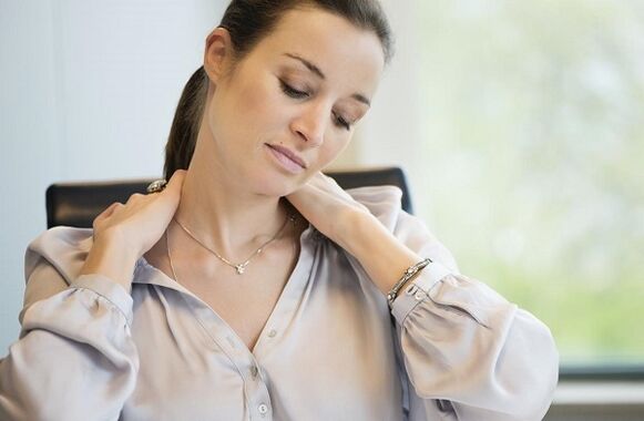 malestar en el cuello con osteocondrosis